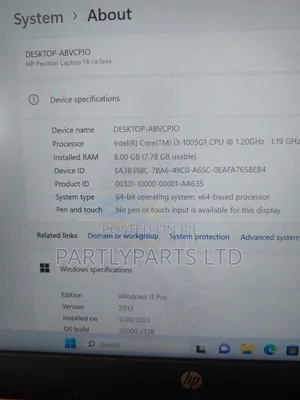 Laptop HP Pavilion 15 8GB Intel Core i3 SSD 256GB