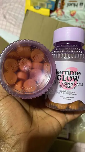 Original Lemme Glow Hair Skin & Nails Gummies 60pcs