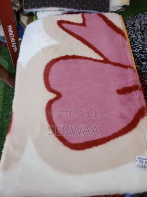 Fluffy and Rabbit Fur Floor Mat