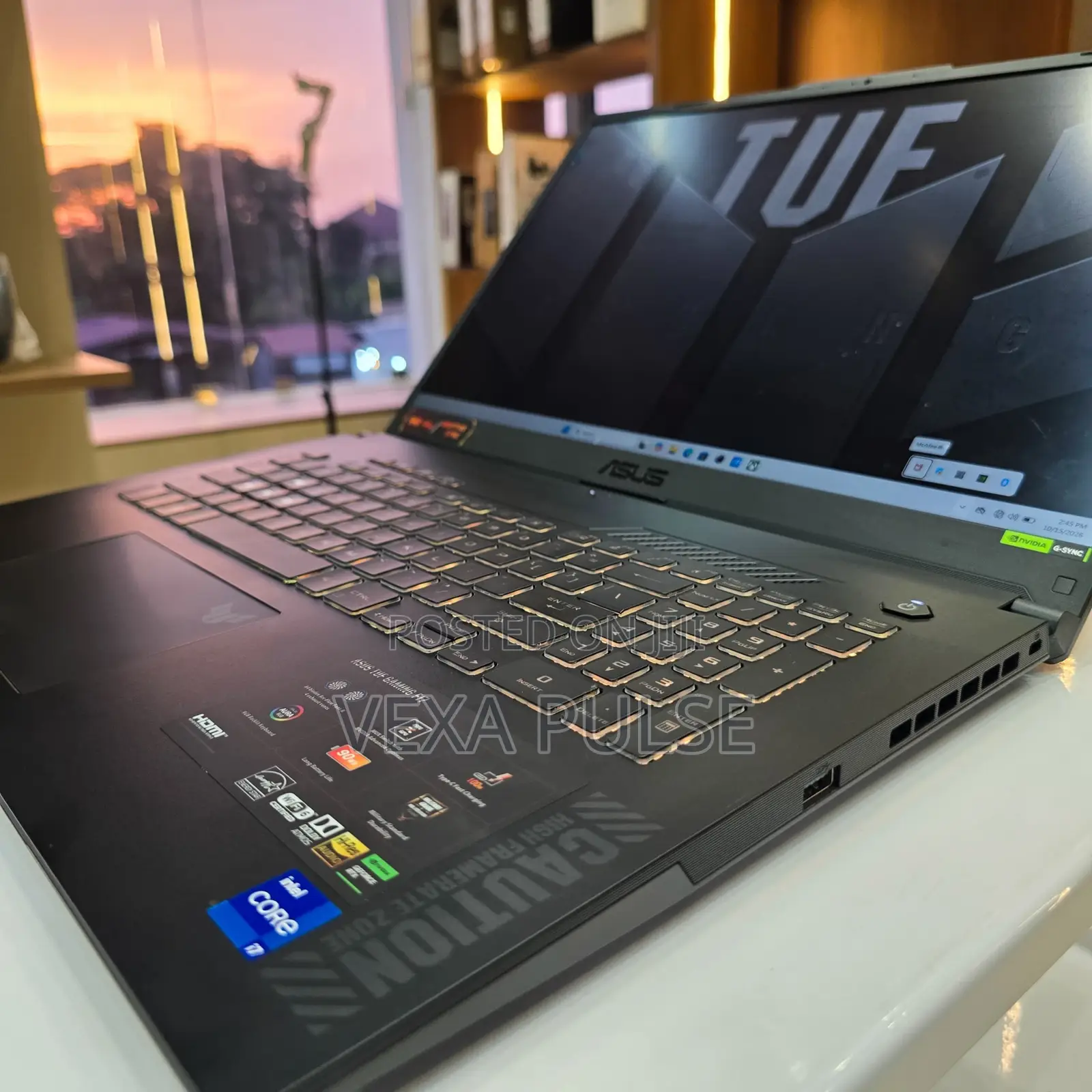 Laptop Asus TUF Gaming F17 16GB Intel Core i7 SSD 512GB