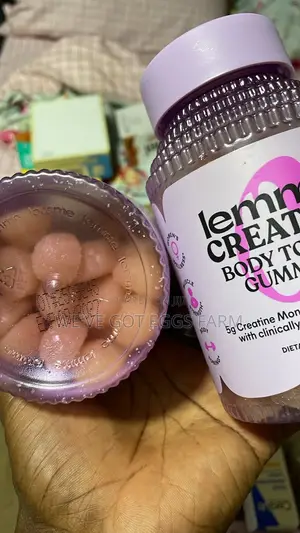 Original Lemme Creatine Body Toning Gummies 60pcs – 5g Creatine