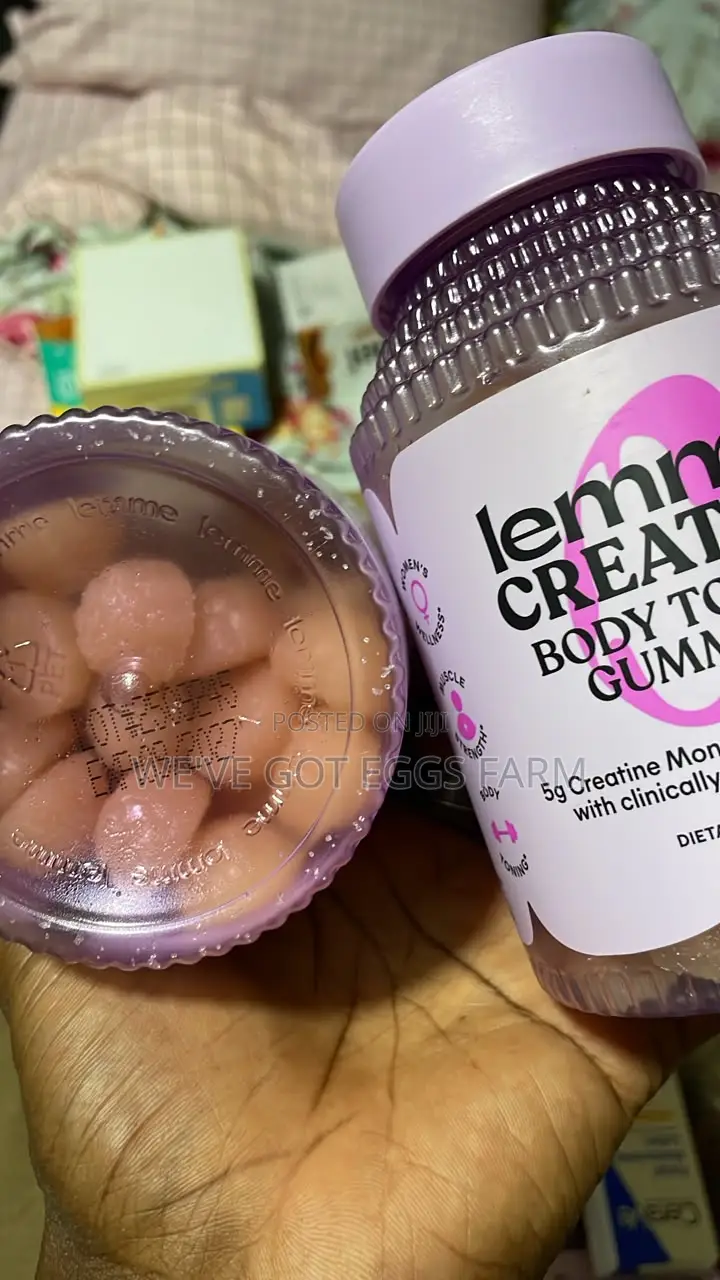 Original Lemme Creatine Body Toning Gummies 60pcs – 5g Creatine