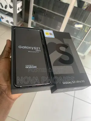 New Samsung Galaxy S21 Ultra 5G 256 GB Black