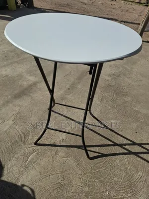 Lifetime 84cm Round Folding Bistro High Table Bar Event Cocktail Table
