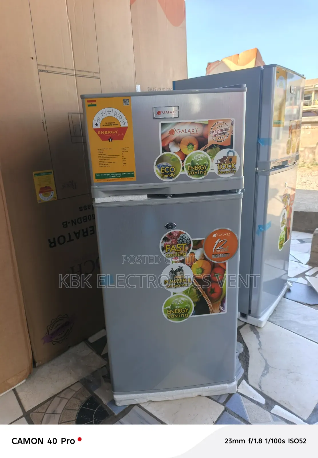 Gaaxy 95Liter Double Door Refrigerator