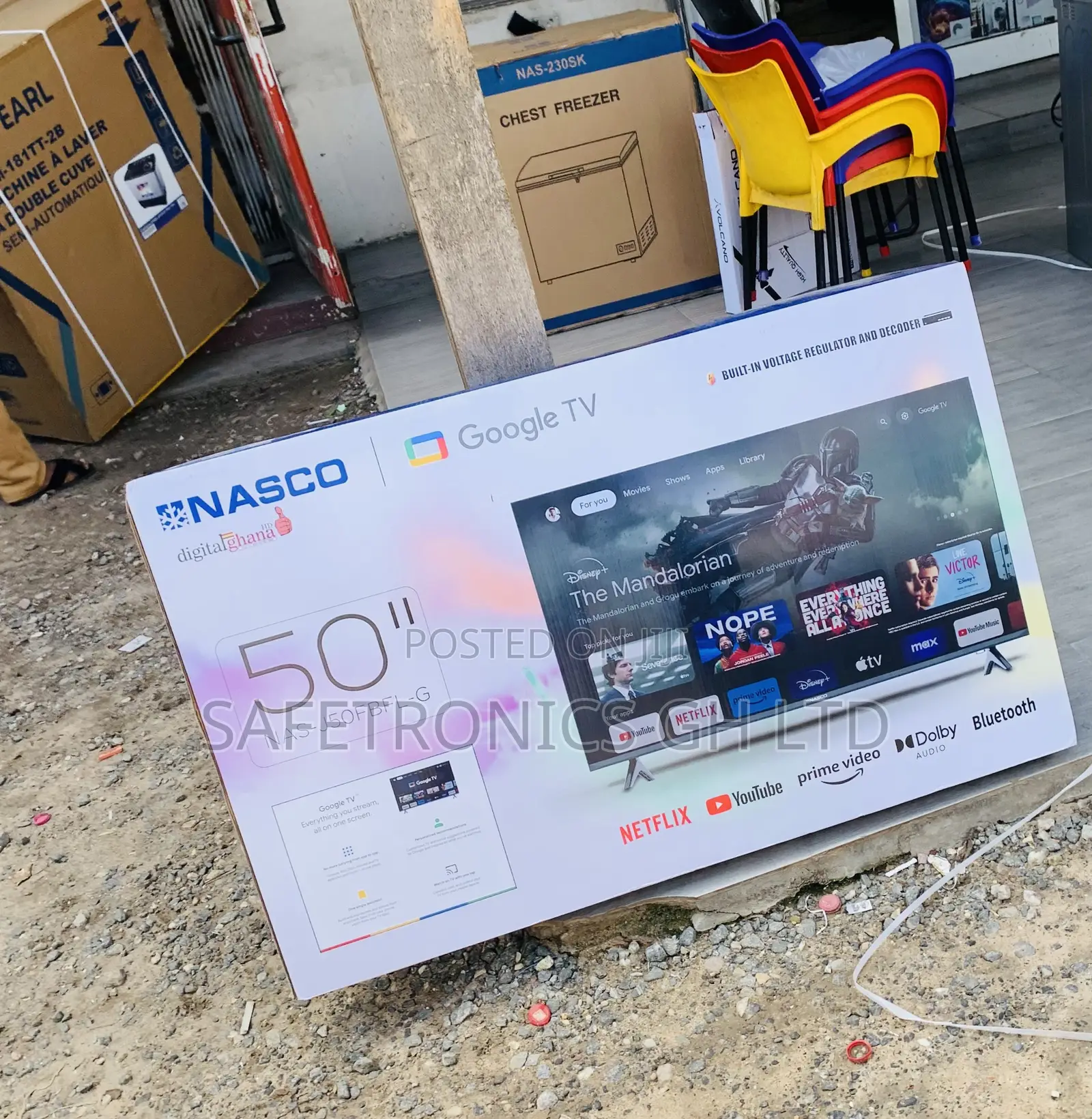 Modest Lasting 50 Inch Nasco Uhd 4K Smart Android TV