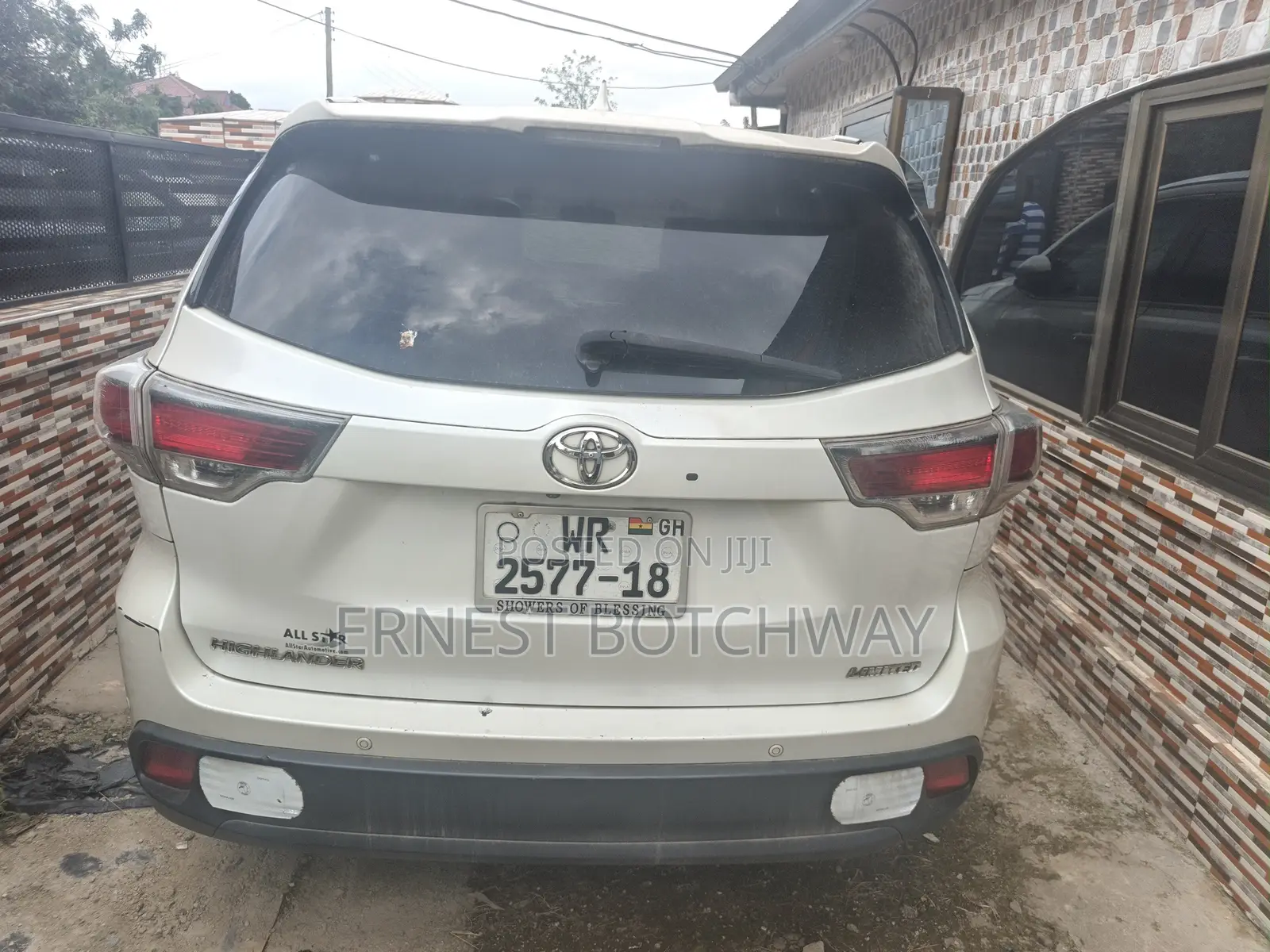 Toyota Highlander Limited V6 4x4 (3.5L 6cyl 6A) 2016 White