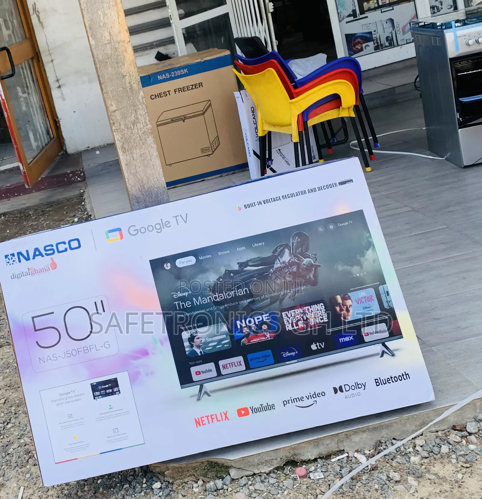 Ultra View 50 Inch Smart Nasco LED 4K Uhd Android TV