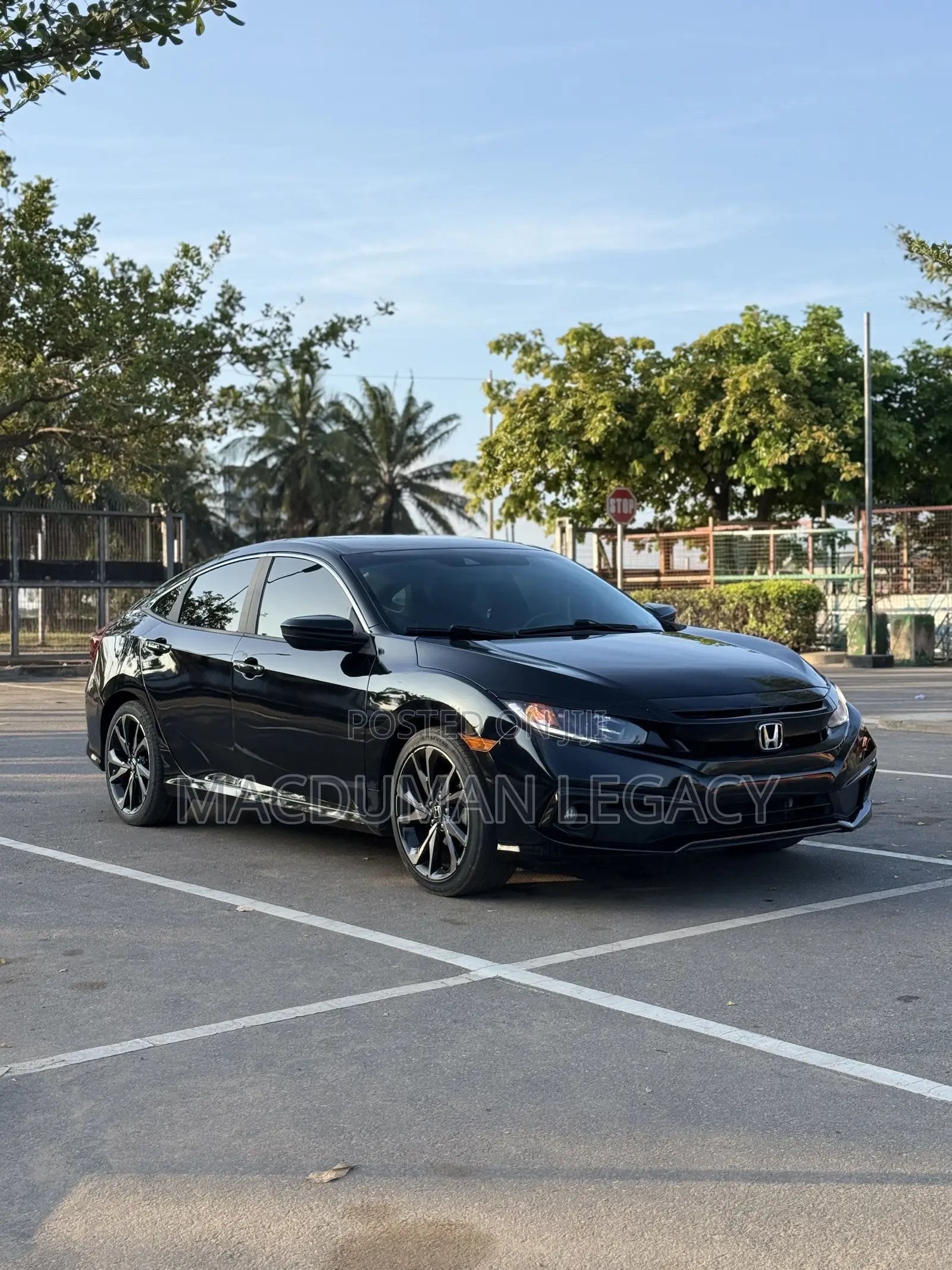 Honda Civic Sport Sedan 2020 Black