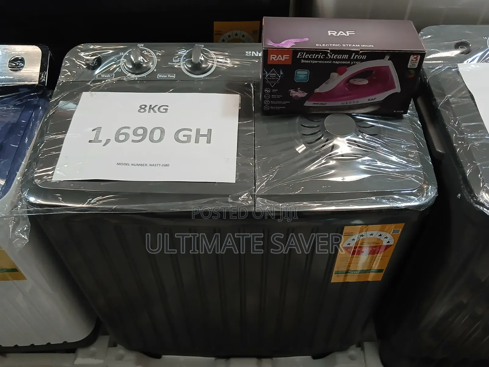 Washing Machine 8kg Twin Tub Nasco