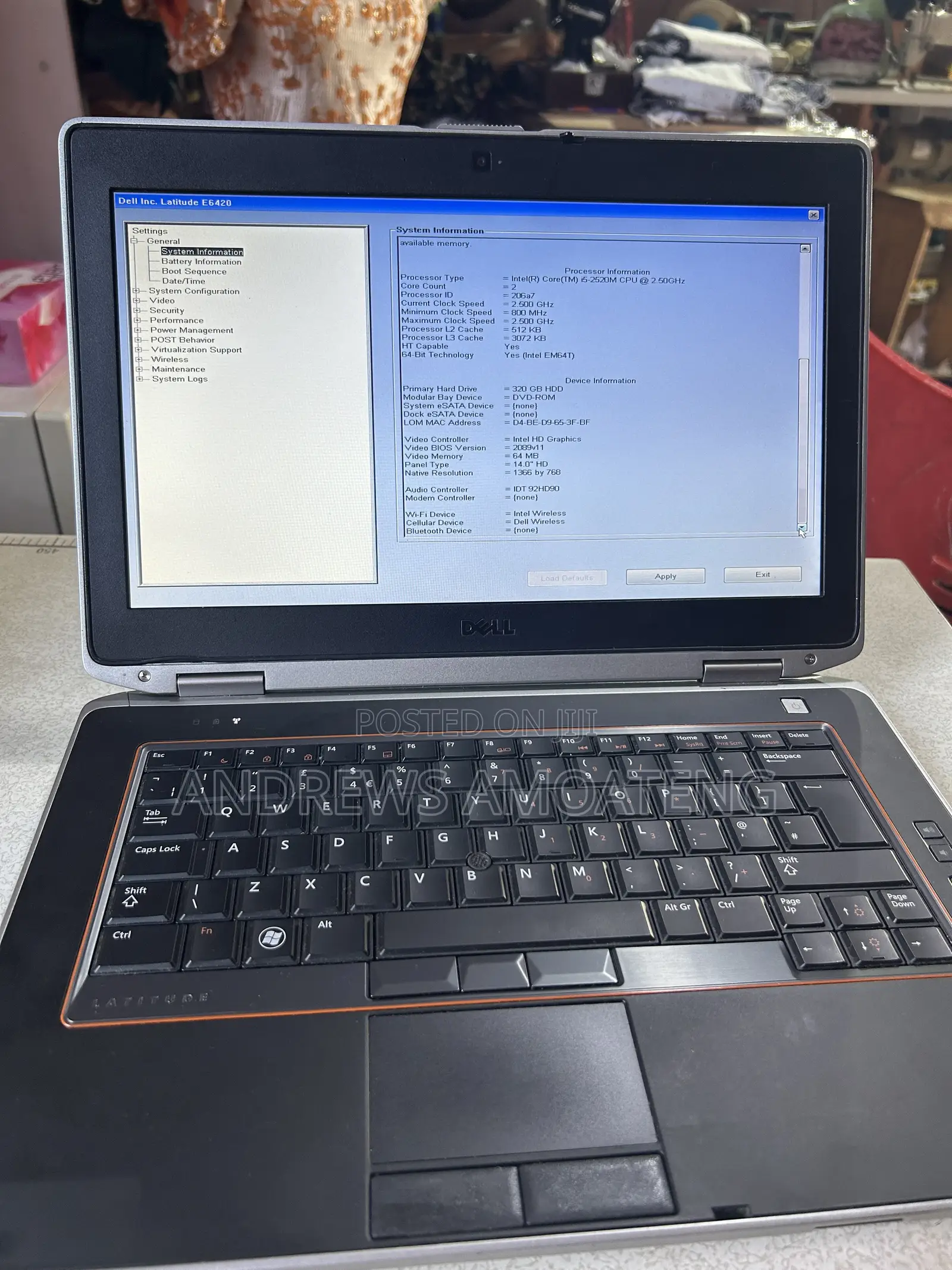 Laptop Dell Latitude 6430u 8GB Intel Core i5 HDD 320GB