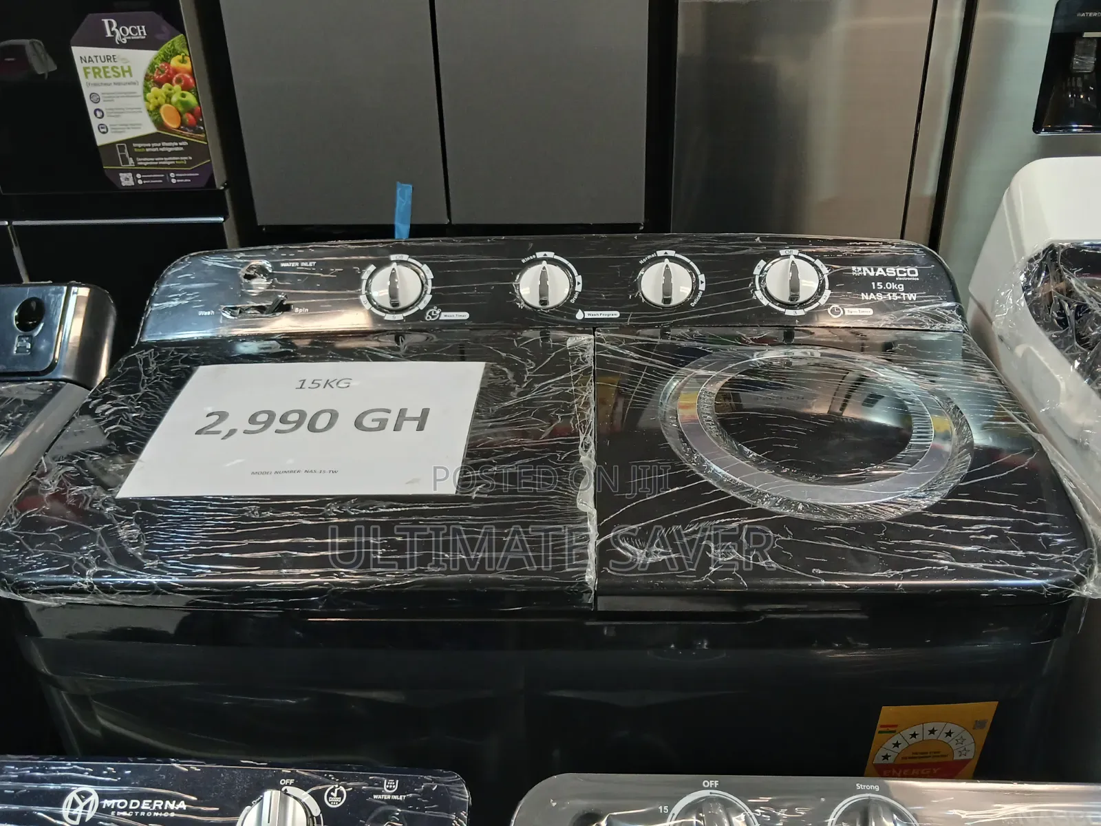 Washing Machine 15kg Twin Tub