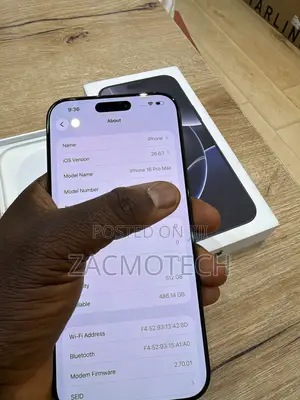 Apple iPhone 16 Pro Max 512 GB Black