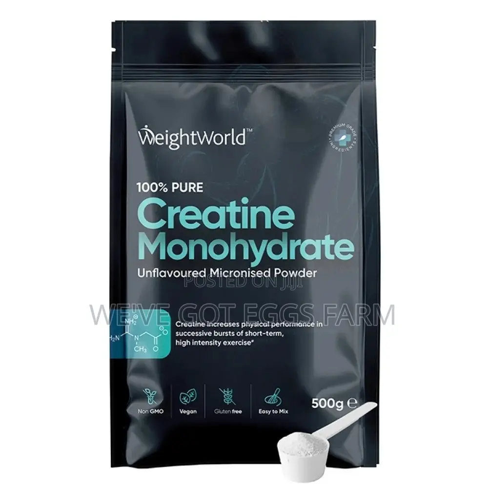 Original WeightWorld Creatine Monohydrate Powder 500g – 165 Servings