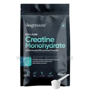 Original WeightWorld Creatine Monohydrate Powder 500g – 165 Servings
