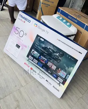 Super Classic Nasco 50 Inch Uhd 4k Smart Led TV(Black)