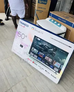 Upgrade Your Viewing Experience Nasco 50” Uhd Smart 4k TV 