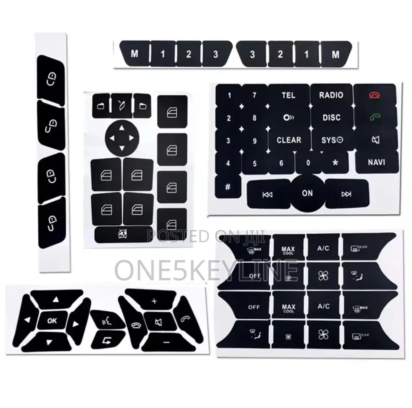 Benz Control Stickers