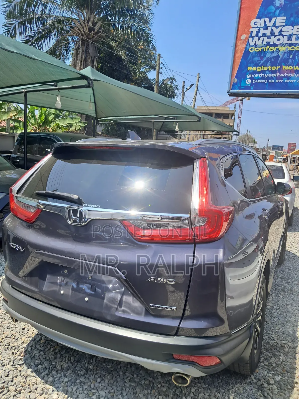 Honda CR-V Touring AWD 2019 Gray