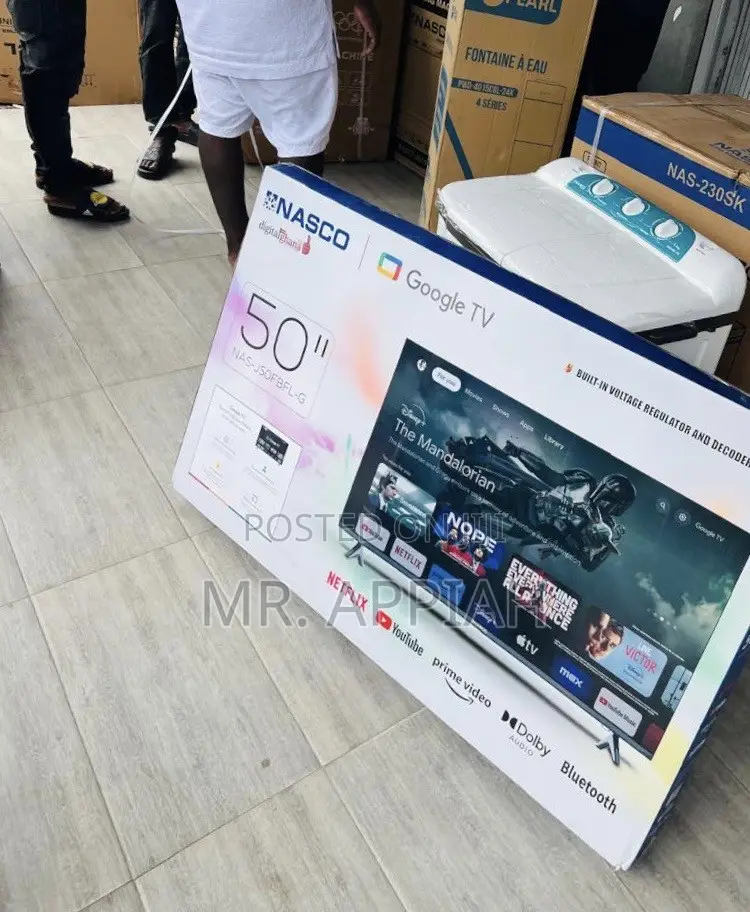 Quality TV Nasco 50 Inch Led Digital Satellite TV(Black)