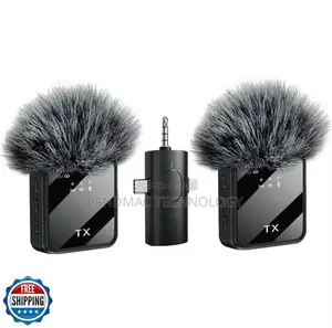 Wireless Lavalier Microphone 3 in 1 Mobile Phone