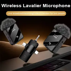 Wireless Lavalier Microphone 3 in 1 Mobile Phone