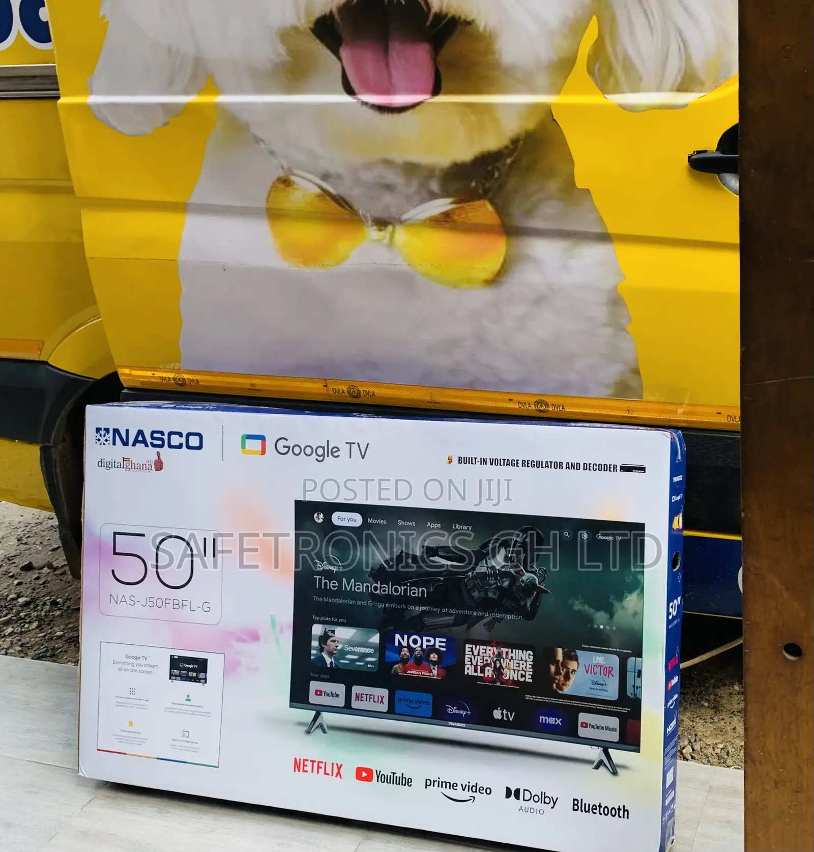 Nasco Clear Screen 4K Uhd Smart LED 50 Inch Android TV