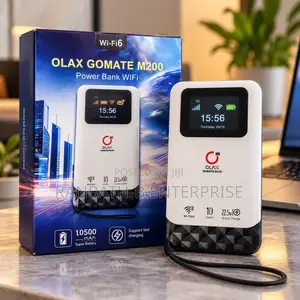 OLAX GOMATE M200 Rechargeable Wi-Fi 6 Hotspot LCD Display & Powerbank