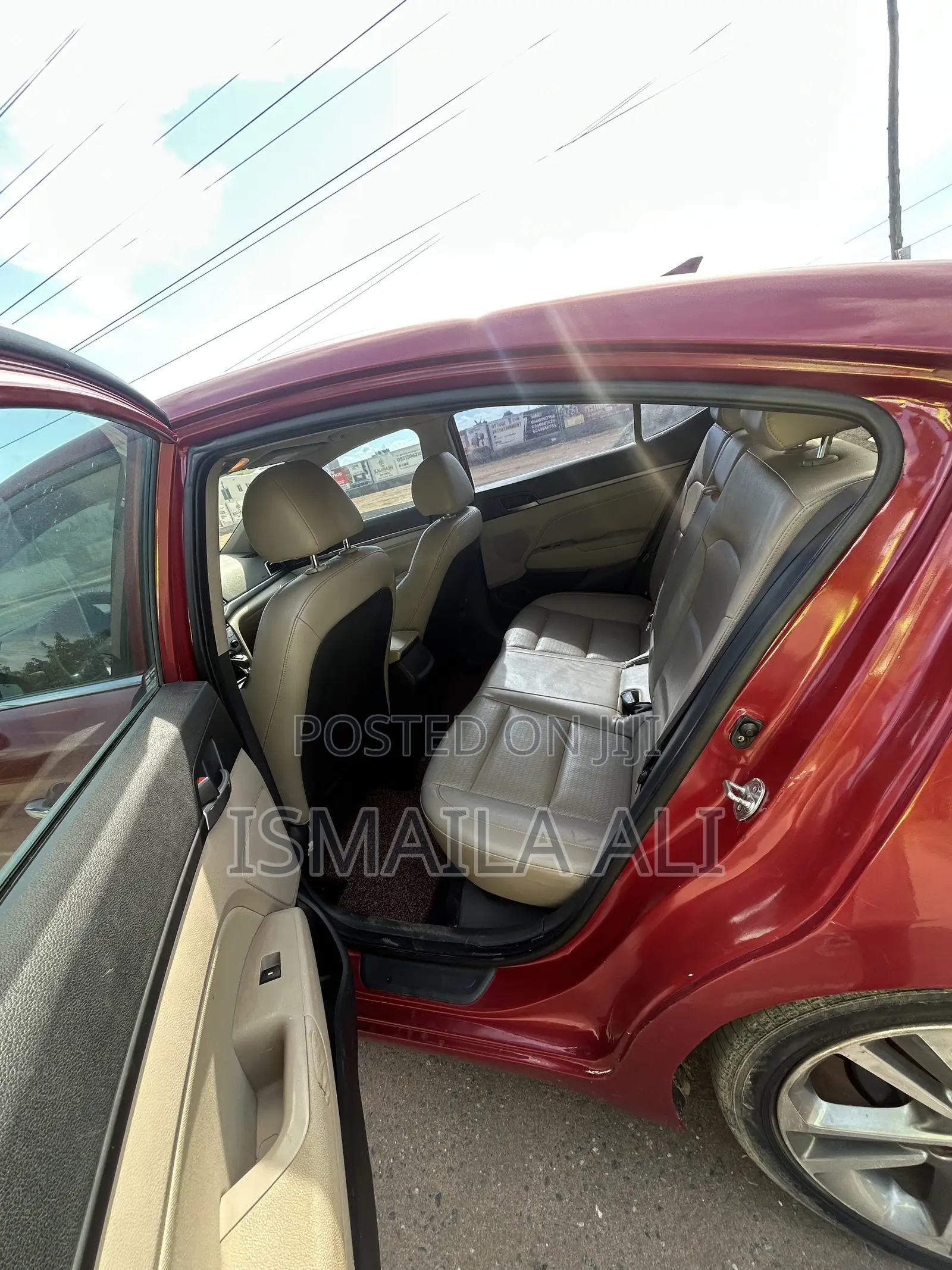 Hyundai Elantra Limited 2018 Red