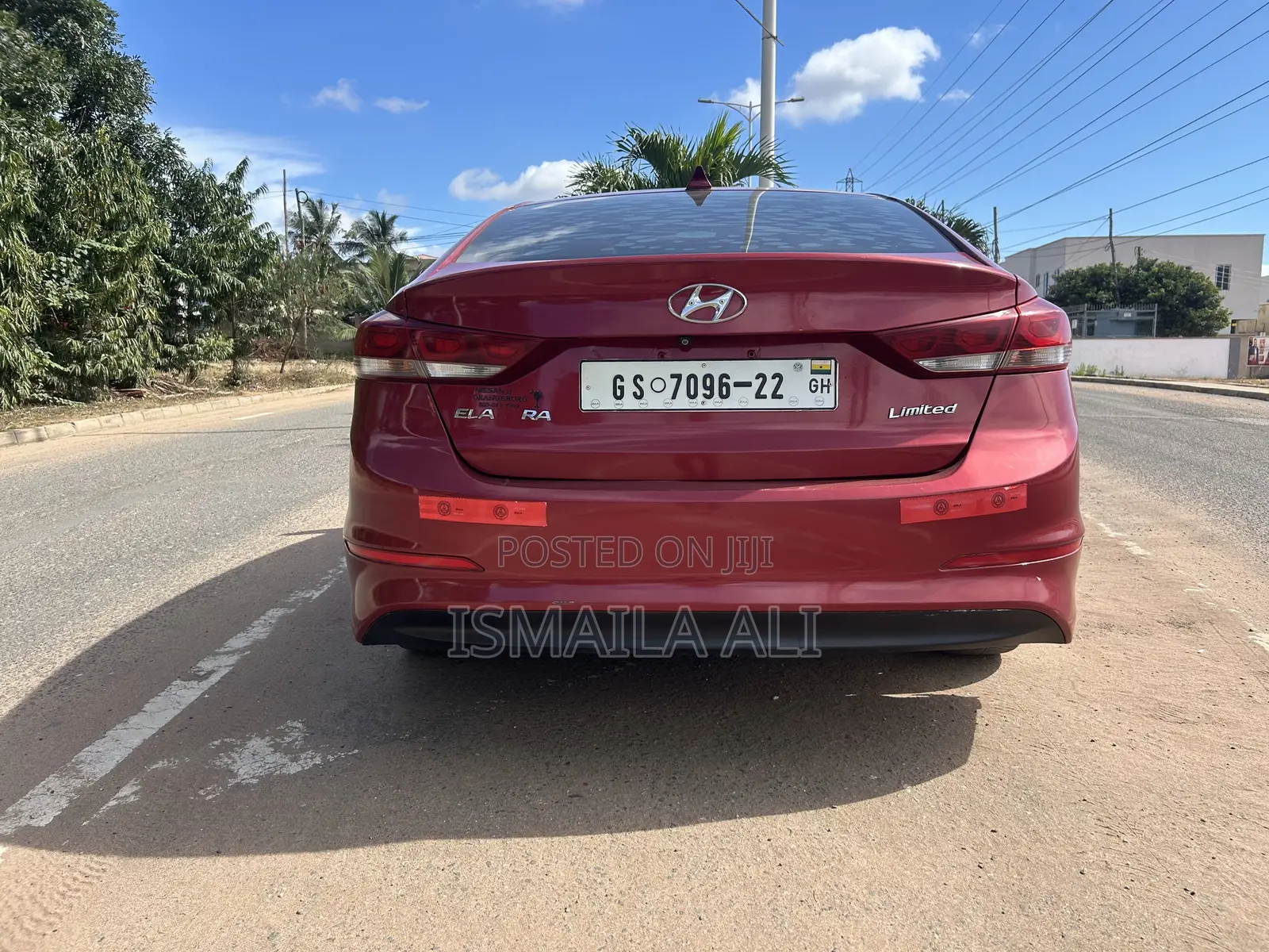 Hyundai Elantra Limited 2018 Red