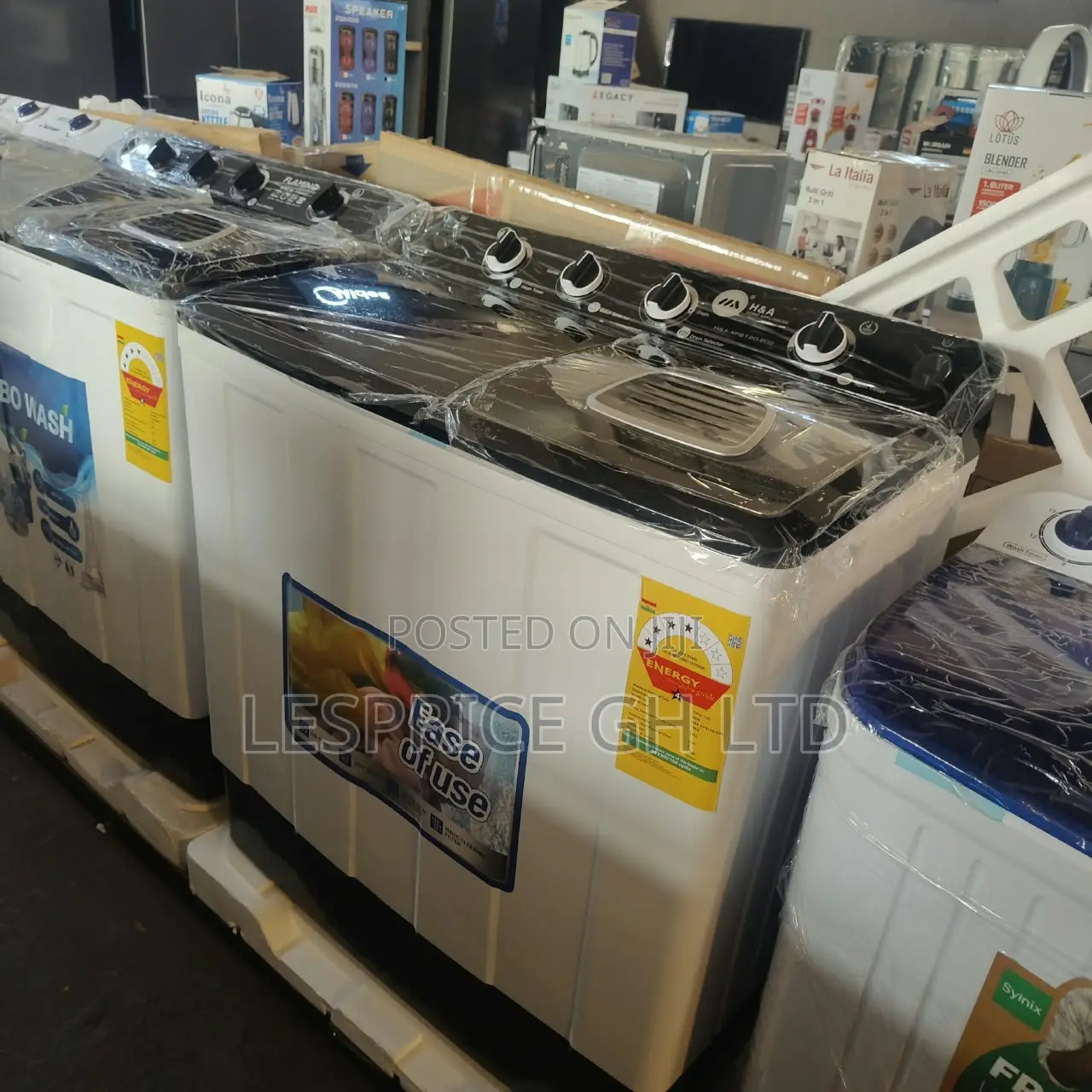 Everyday Promo on Our Superb 10kg Twin Tub H&A Washing Machine