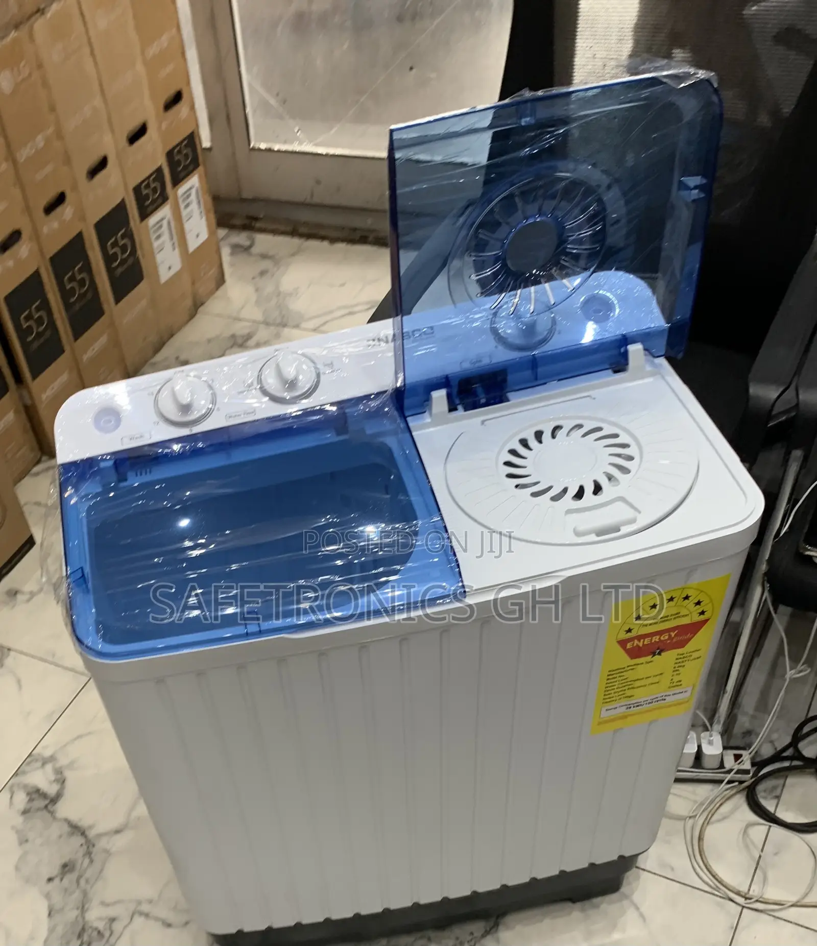 Ultimate 15kg Nasco White WashingMachine