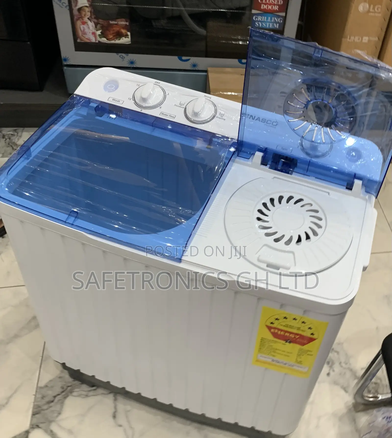 Effortless White 15kg Nasco Washing Machine