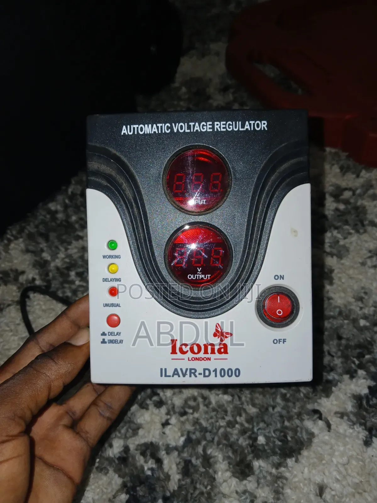 Icona London 1000VA Automatic Voltage Regulator