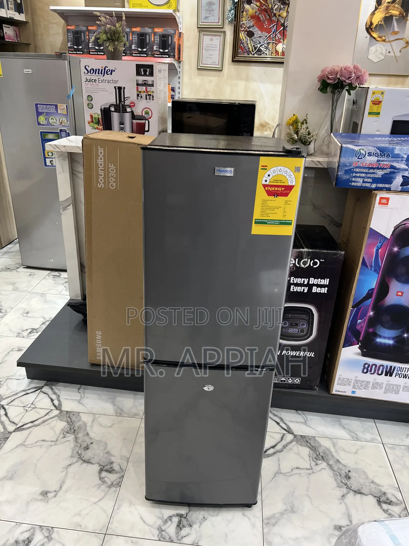 Extremely Classic Double Door Nasco Fridge(Nasd2-20fl)