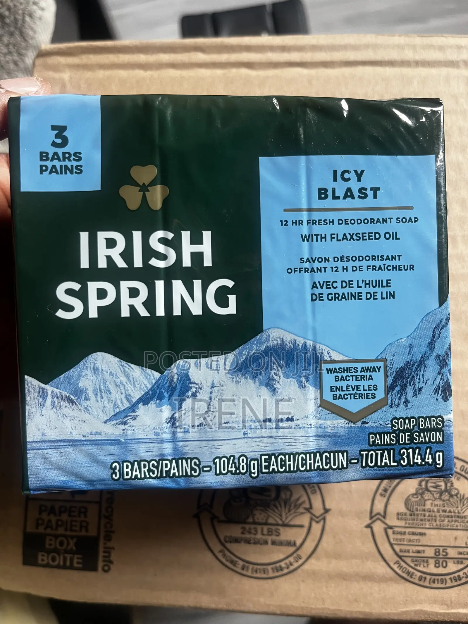 Irish Spring Icy Blast Soap