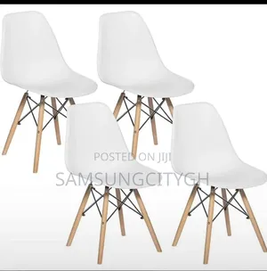 Modern White Eames Dinning Chairs