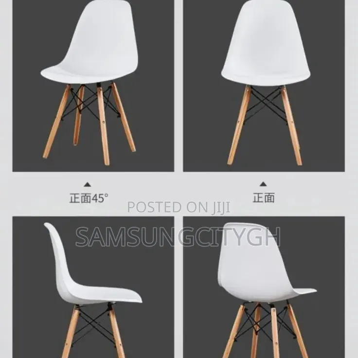Modern White Eames Dinning Chairs