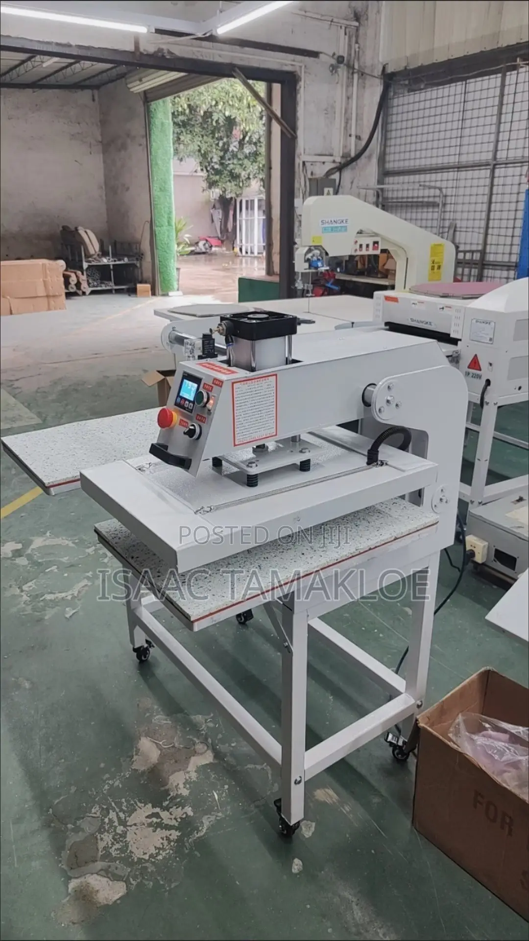 40x60cm Pneumatic Automatic Heat Press Double Head Machine