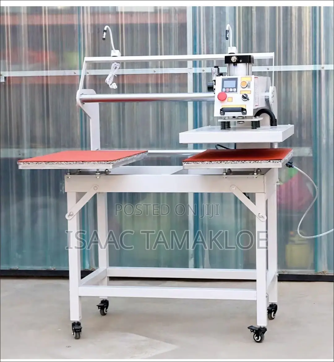 40x60cm Pneumatic Automatic Heat Press Double Head Machine