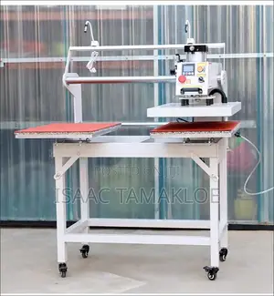 40x60cm Pneumatic Automatic Heat Press Double Head Machine