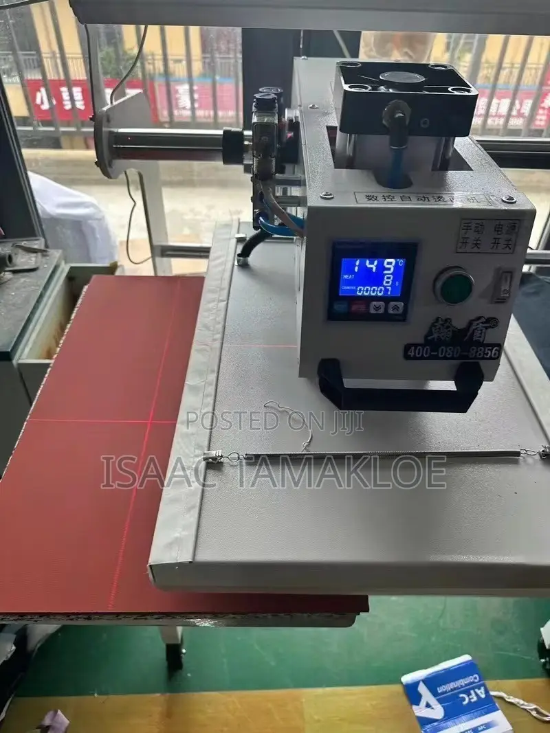 40x60cm Pneumatic Automatic Heat Press Double Head Machine