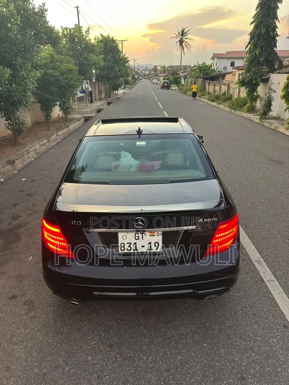 Mercedes-Benz C300 Sport 4Matic Sedan AWD (3.5L 6cyl 7A) 2014 Black