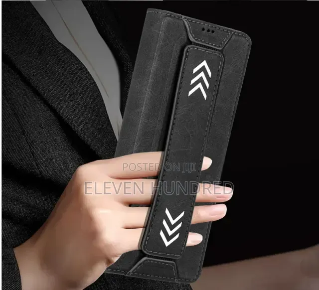 Samsung Galaxy Fold 6 Case Leather With Screen Protector