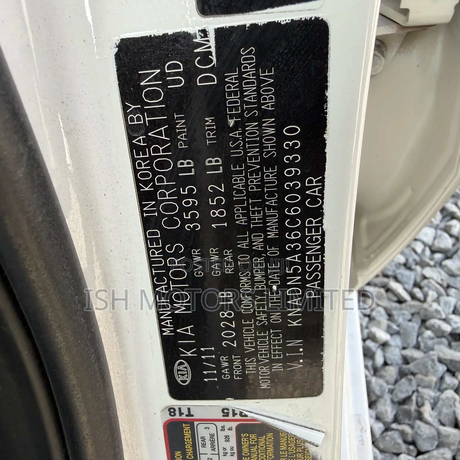 Kia Rio SX 4dr Hatchback (1.6L 4cyl 6A) 2012 White