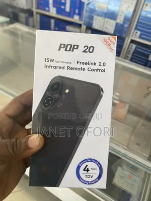 New Tecno Pop 20 64 GB Black