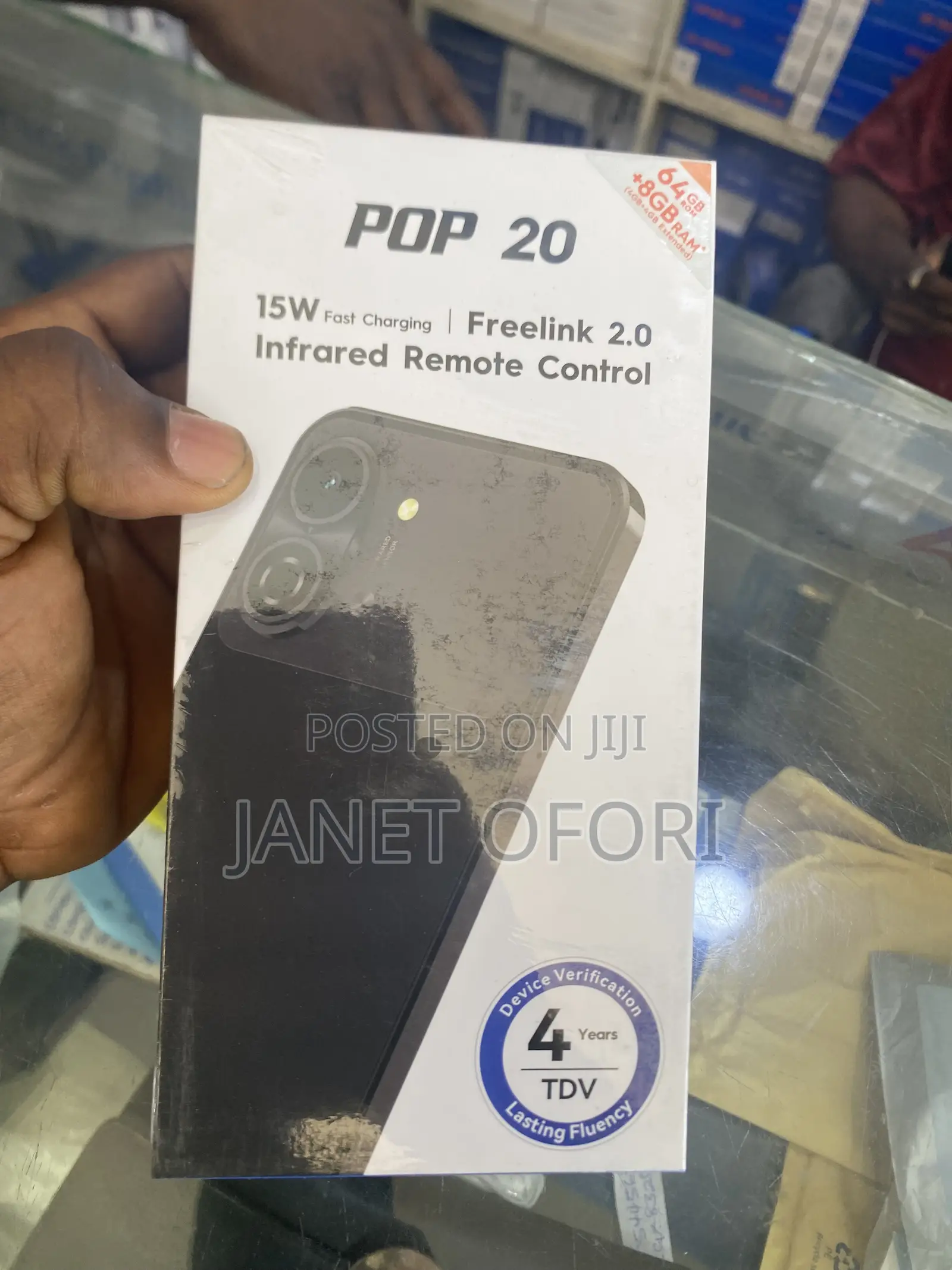 New Tecno Pop 20 64 GB Black