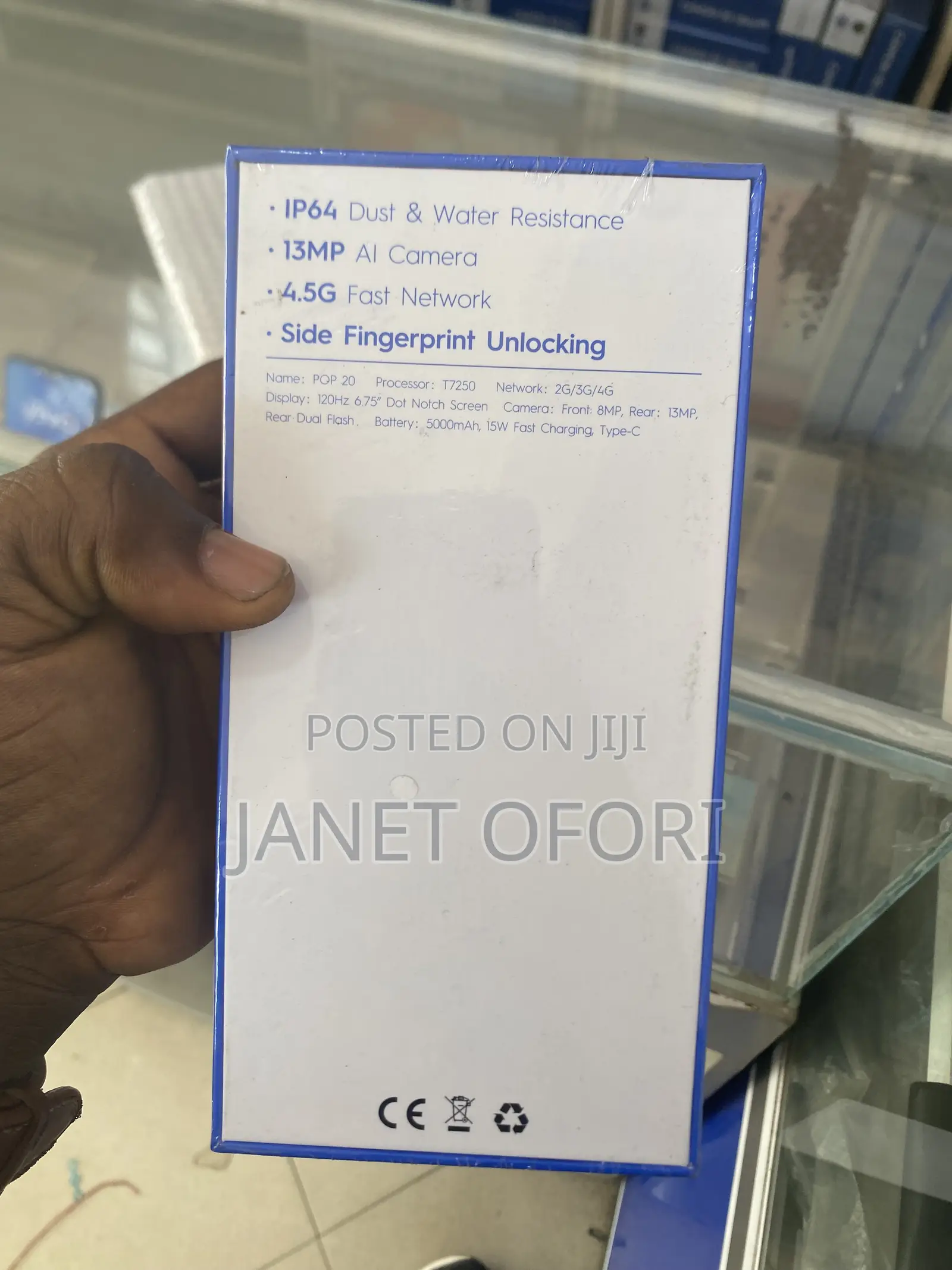 New Tecno Pop 20 64 GB Black