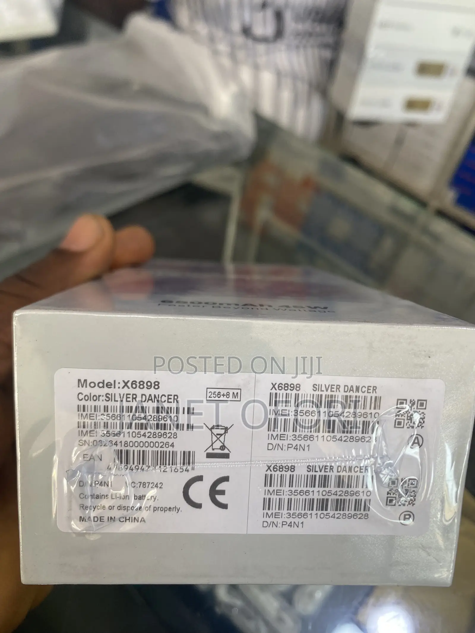 New Infinix Hot 70 Pro 5G+ 256 GB Black