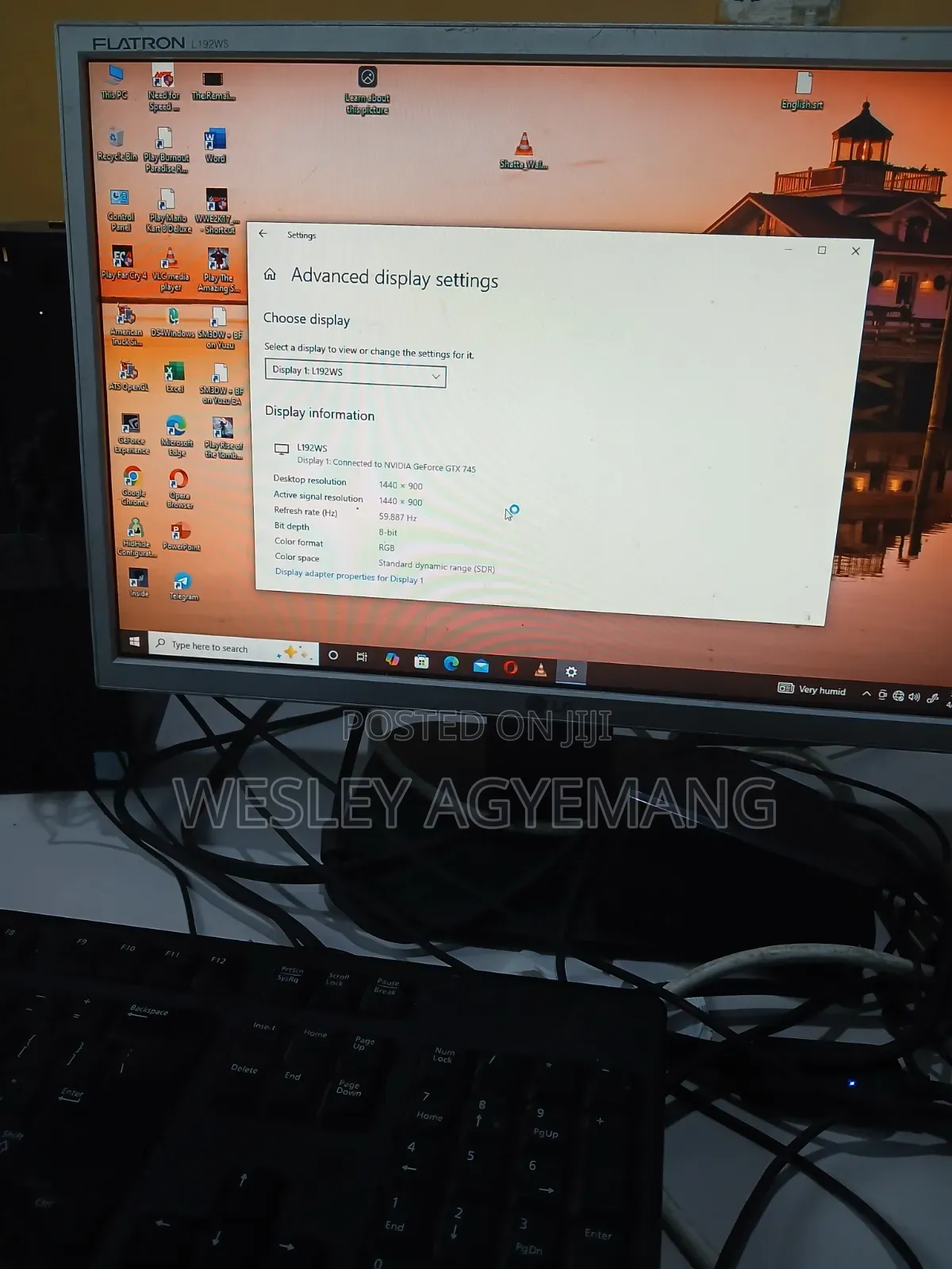 Desktop Computer Dell Optiplex 3040 8GB Intel Core i5 HDD 1T